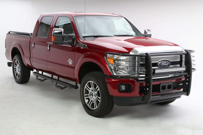 Ford Excursion Grille Guard - Front - Go Rhino - 3000 Series StepGuard - Black - `00-`04